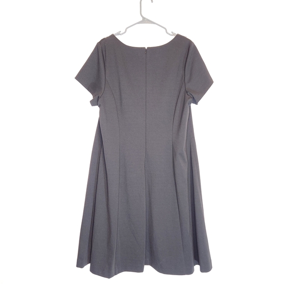 Alfani Black Dress with Silver Embellishments Suze 18W Neutral Staple - Picture 3 of 10